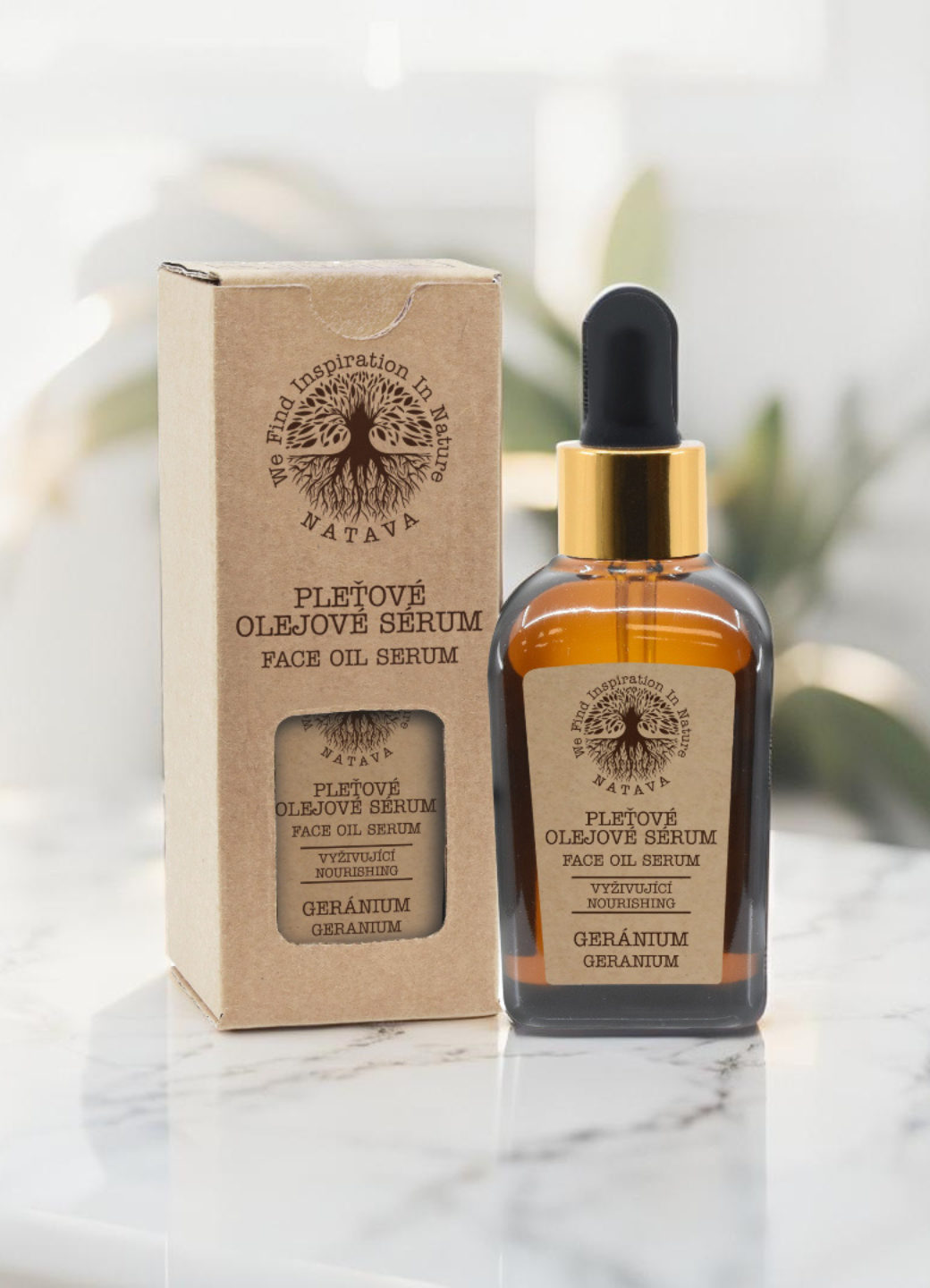 Natava arcolaj szérum geránium kivonattal, 30ml