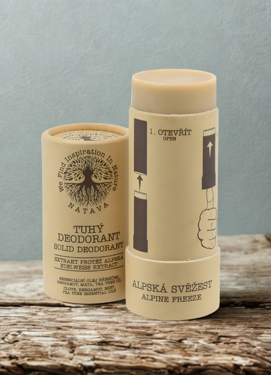 Natava szilárd dezodor - alpesi frissesség, 60g