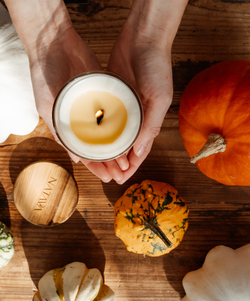 Natava őszi hangulatú szójagyertya tök illattal