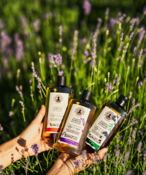 Natava samponok levendula, nyírfa és homoktövis kivonattal