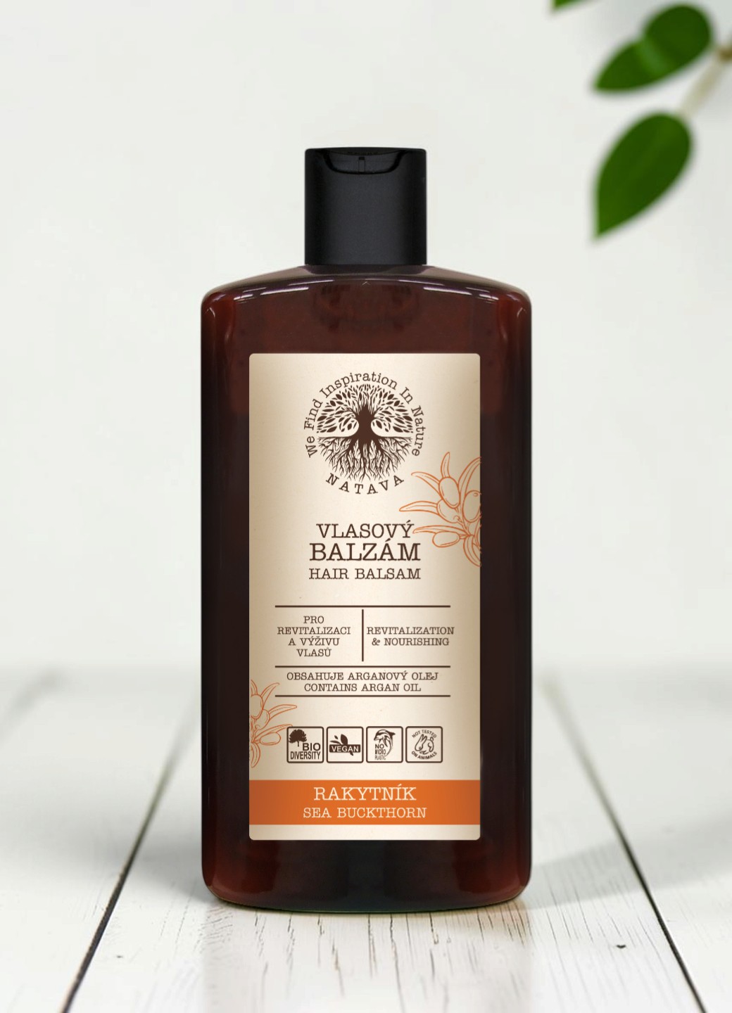 Natava balzsam száraz hajra, homoktövis kivonattal, 250 ml
