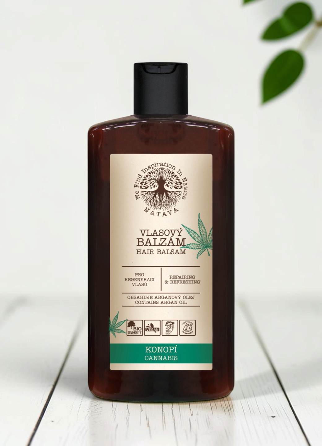 Natava balzsam regeneráló, kendermagolajjal, 250 ml 