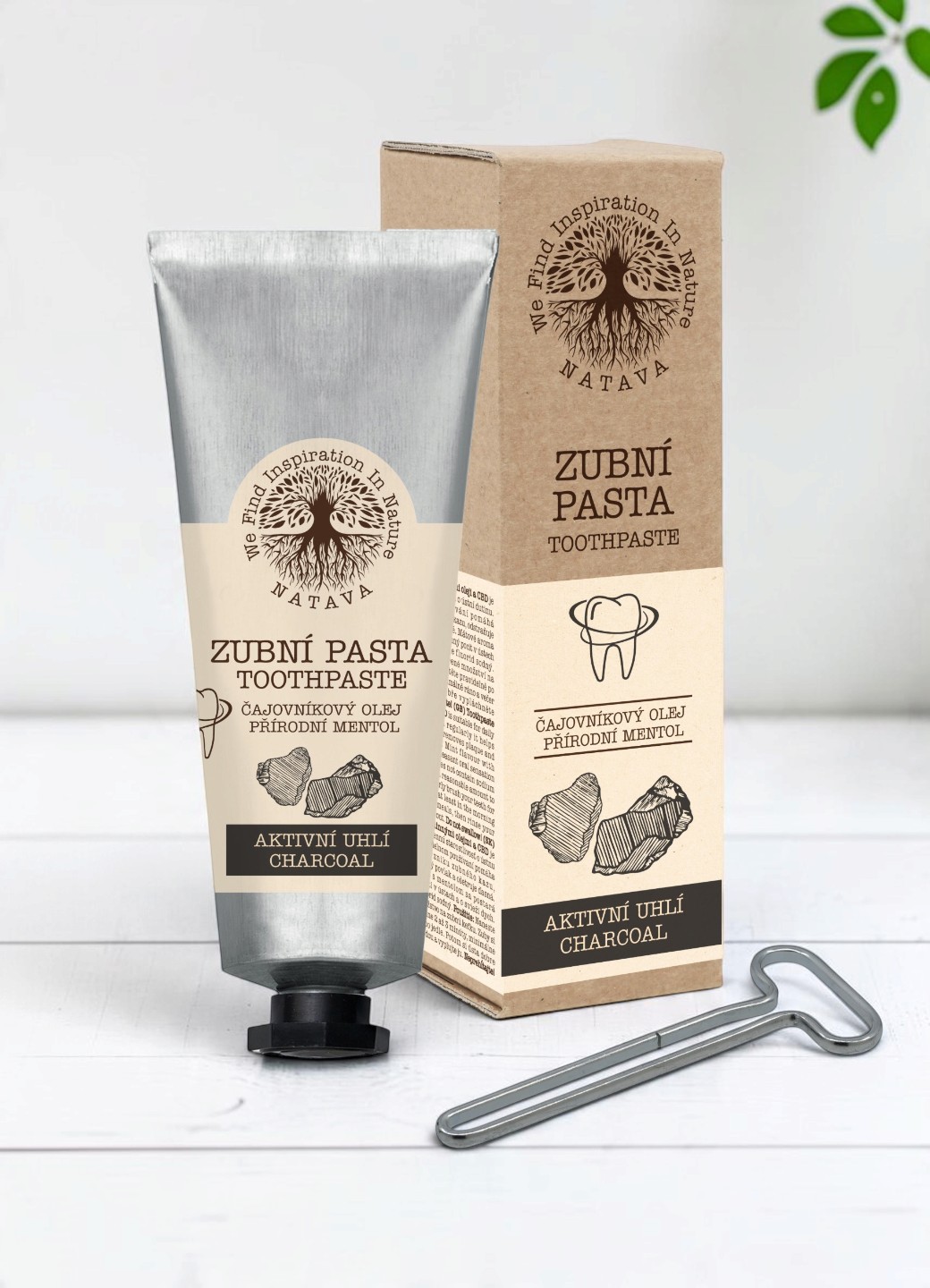 Natava fogkrém – aktív szén, 80 g