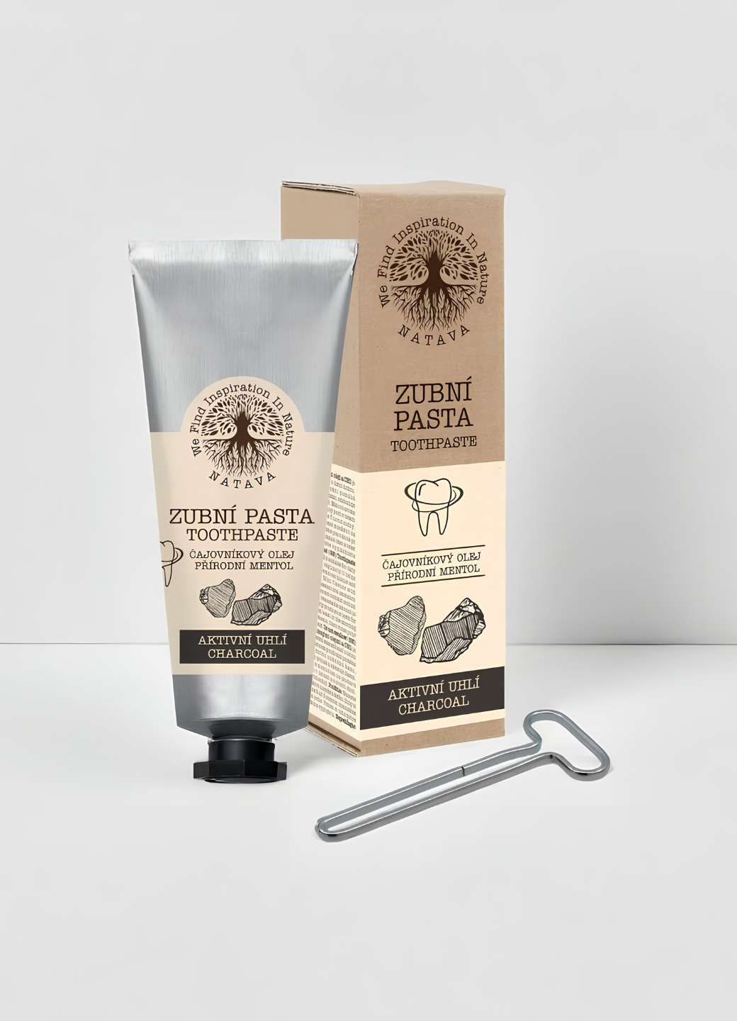 Natava fogkrém aktív szénnel, 80g