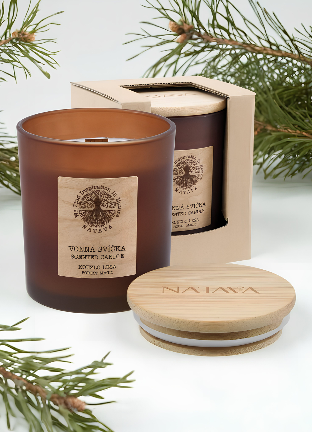 Natava szójagyertya - forest magic, 220g