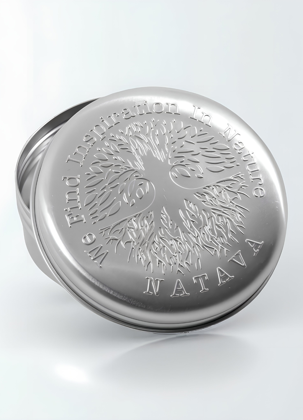 Natava alumínium szappantartó - kerek