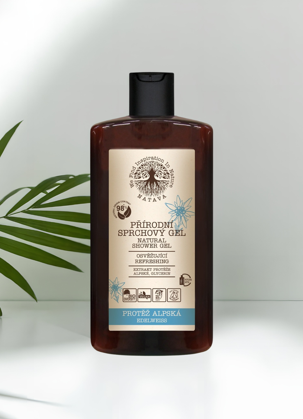 Natava tusfürdő havasi gyopár kivonattal, 250ml