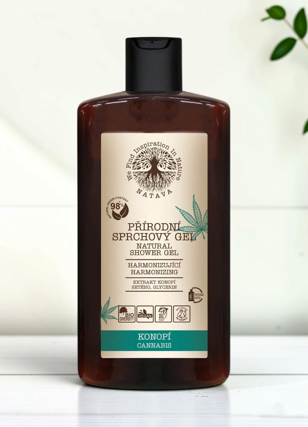 Natava tusfürdő kender kivonattal, 250ml