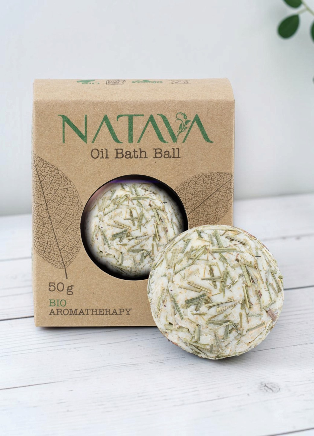 Natava fürdőgolyó - citromfű, 50g