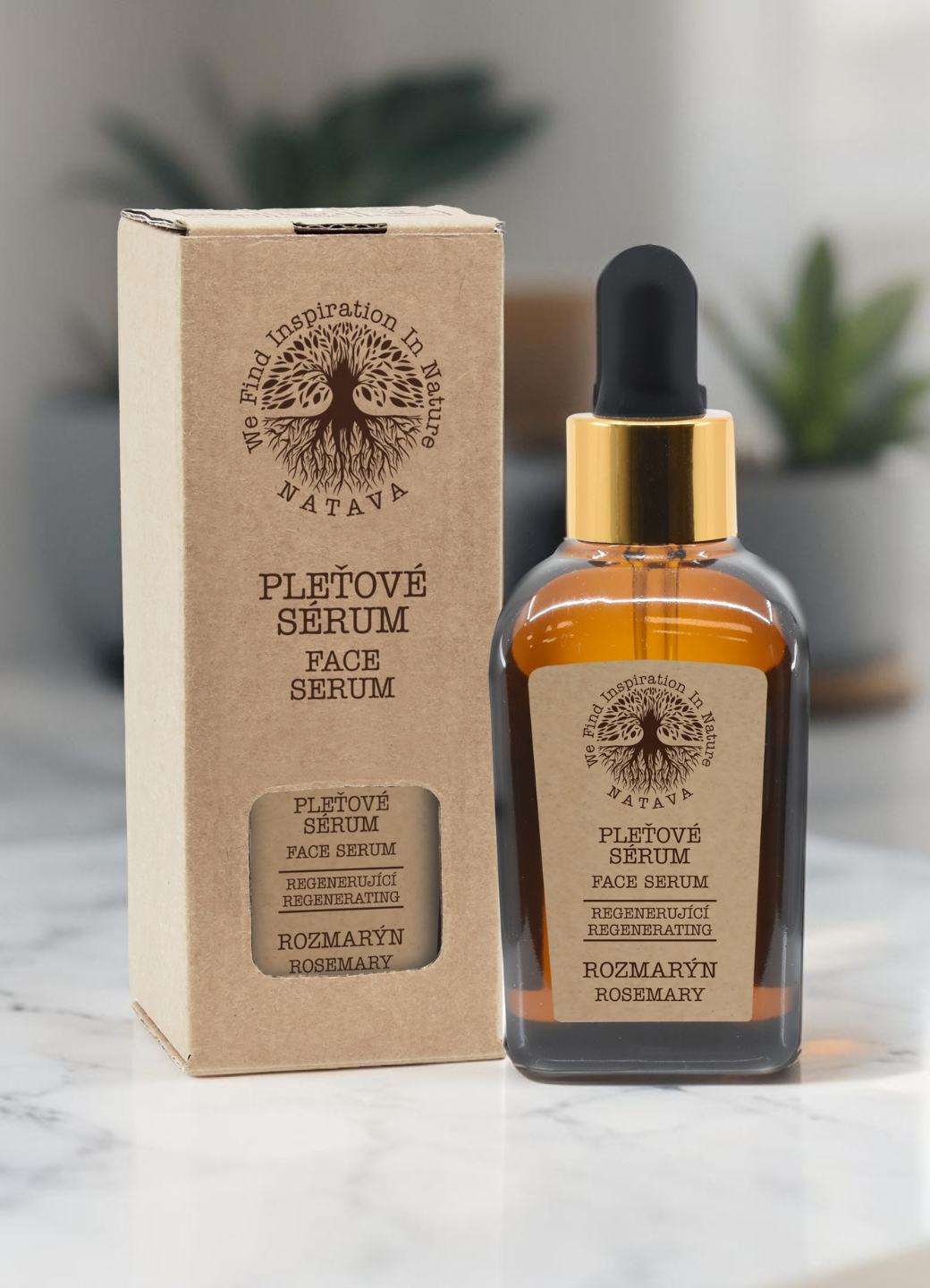 Natava arcolaj szérum rozmaring kivonattal, 30ml